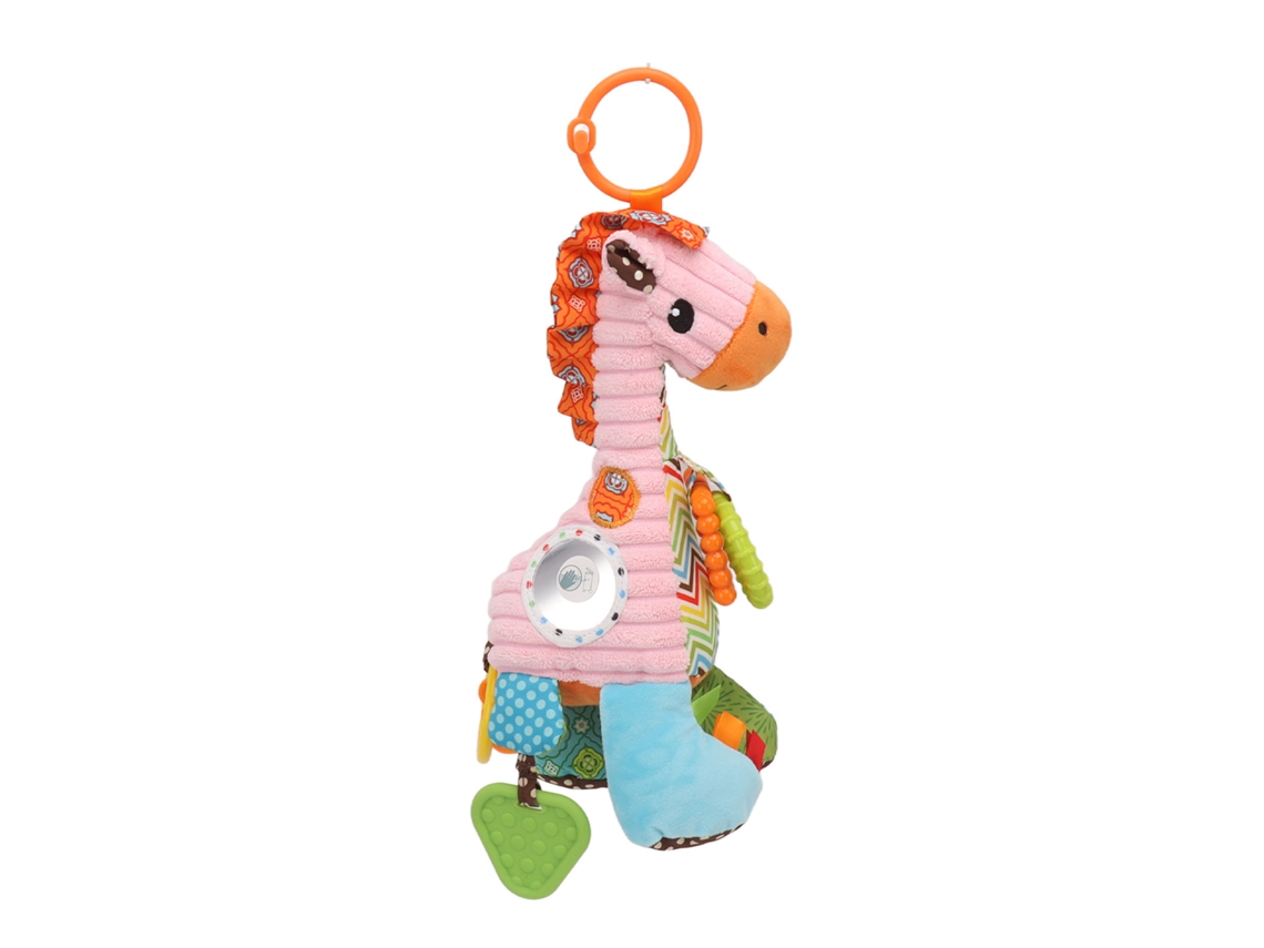 Cochecito De Bebé Con Timbre, Chupete, Espejo Y Peluche De Jirafa, Juguete Educativo Para Bebés.