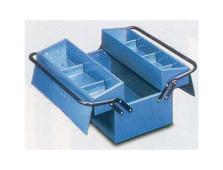 Caja Herramientas Metal Azul 2 Compartimientos HECO