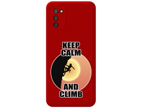 Carcasa Samsung Galaxy A03s TUMUNDOSMARTPHONE Silicona Líquida Dibujos Rojo