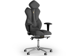 Silla de Escritorio Ergonomica KULIK Tejido Real (Azur - Gris -130x50x50cm)