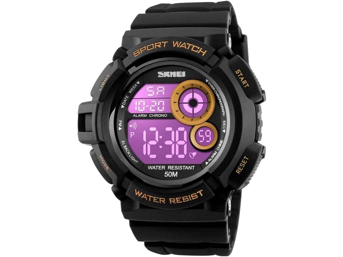 Masculino Militar Multifuncional Digital Led Reloj De Pulso Deportivo De Cuarzo A Prueba De Agua Yuysan