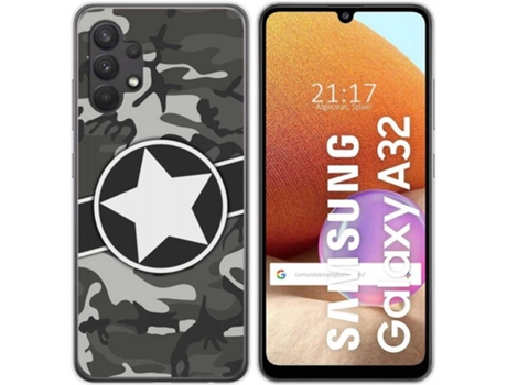 Carcasa Samsung Galaxy A32 4G TUMUNDOSMARTPHONE Camuflaje 02 Multicolor