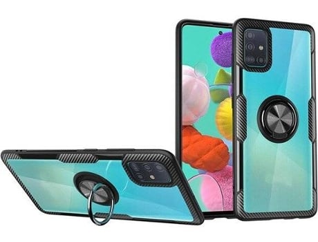 Funda Samsung Galaxy S10E Clear Armor Transparente y Negro