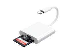 Lector de tarjetas Lightning a SD/TF compatible con adaptadores Cuich para iPhone/iPad