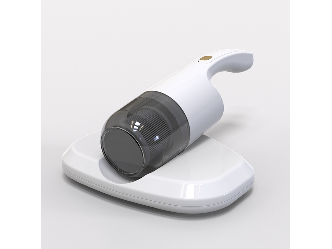 Aspiradora antiácaros Chrui Mini, inalámbrica y de mano, con tecnología UV y eliminador de ácaros Chrui (blanca)