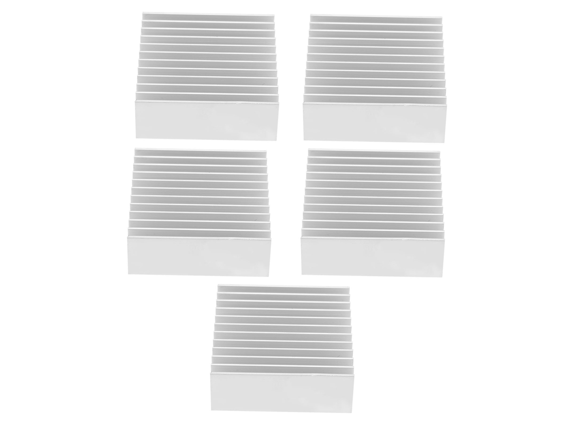 5 Piezas De Disipador De Calor De Aluminio Para Radiador De Cpu, Componentes De Control Industrial Q56x20x56