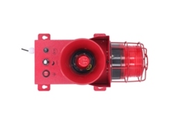 Alarma visual audible industrial de 60 W y 130 dB, IP65, resistente al agua, alarma de fábrica, boquilla LED, enchufe CN de 220 V