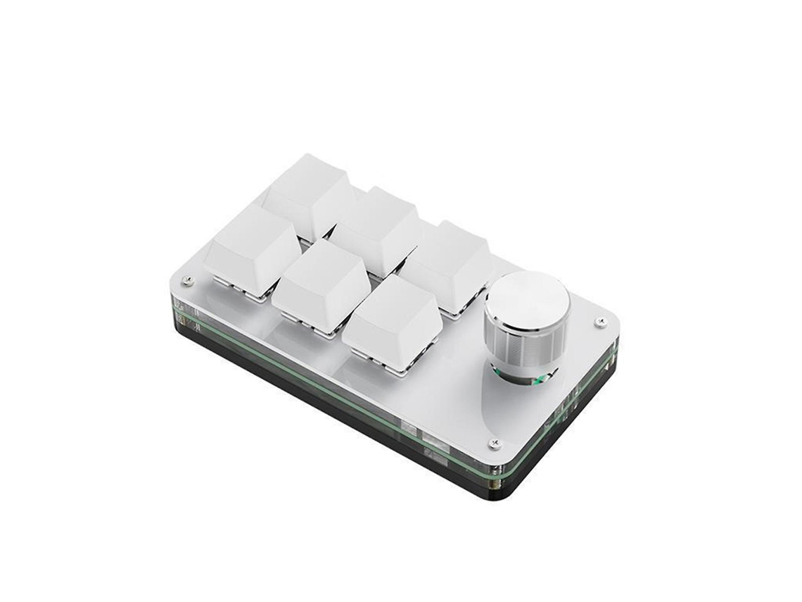 Teclado inalámbrico compatible con Bluetooth con botón de macro personalizado, teclado de 3 a 12 teclas Everley891