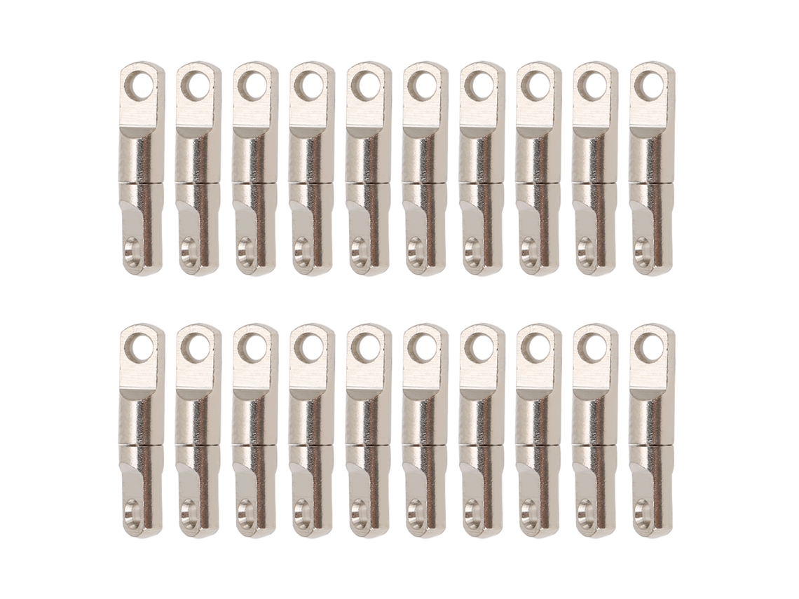 Danu26-20pcs Conjunto De Rotulas De Barril Para Pesca Duraderas Con Manejo Fácil Reduce Resistencia Al Agua 4mm