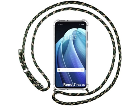 Carcasa Oppo Reno 7 Pro 5G TUMUNDOSMARTPHONE Colgante Verde