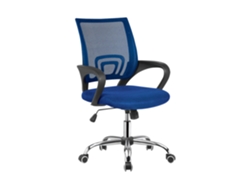 Silla Oficina Saray Giratoria Con Brazos Azul VENPRODIN