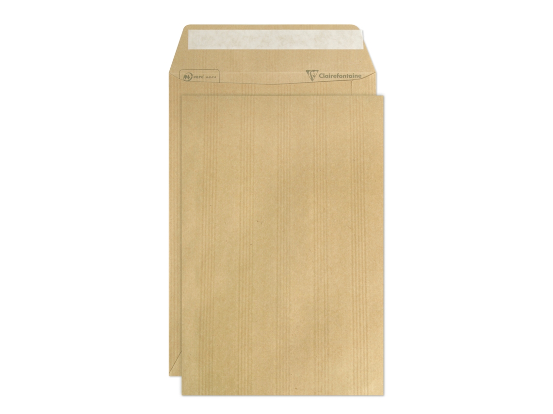 Sobre autoadhesivo CLAIREFONTAINE Kraft Adour (x250)