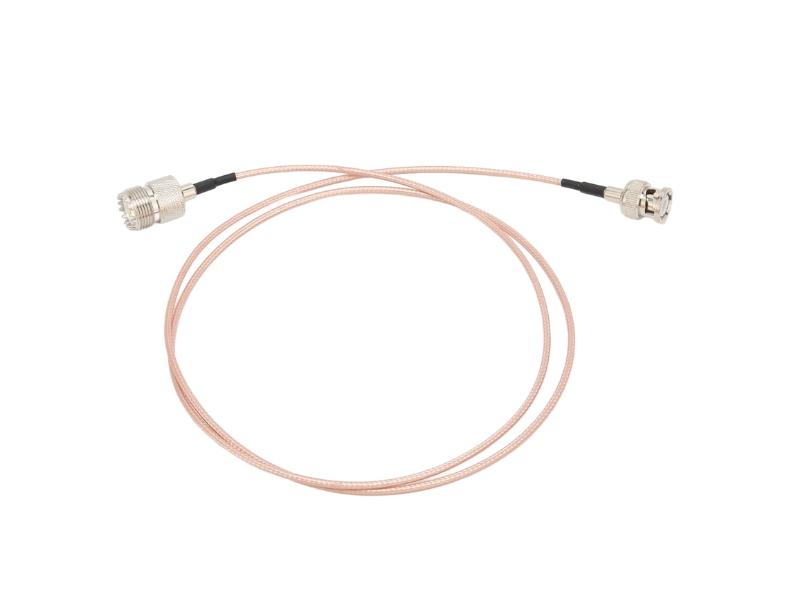 Cable Coaxial Uhf So239 A Conector Bnc Macho Para Analizador De Antenas, Escáner De Radio Cb Y Radioaficionados.