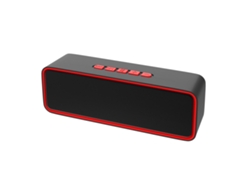 (rojo) Altavoz Bluetooth 5.0 Con Graves Estéreo 3d, Calidad De Sonido Hi-fi Y Una Batería De 1500 Mah.