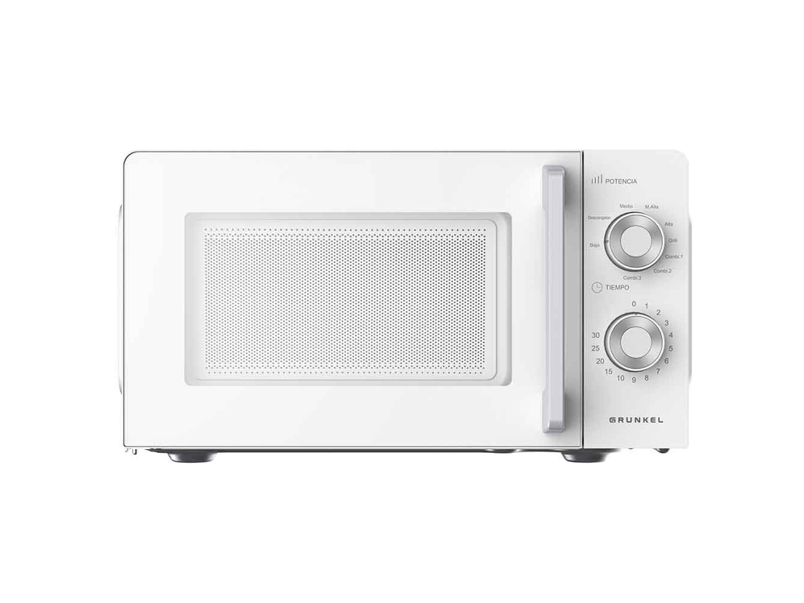 Microondas con grill Mwg 20mg 20l Capacidad 700w Blanco Grunkel