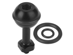 NEVEANCE Soporte para Cámara de Acción con Base Esférica, Luz de Relleno y Rosca 1/4'' (Negro)