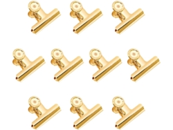 Imanes para nevera, clips magnéticos de acero inoxidable para herramientas de organización, uso en casa o en la oficina, paquete de 10, gran capacidad de sujeción.
