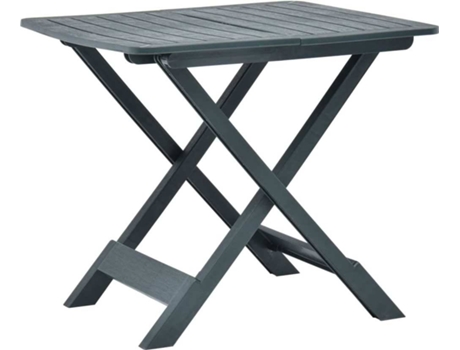 Mesa de jardín VIDAXL Verde Plástico (79x72x70 cm)