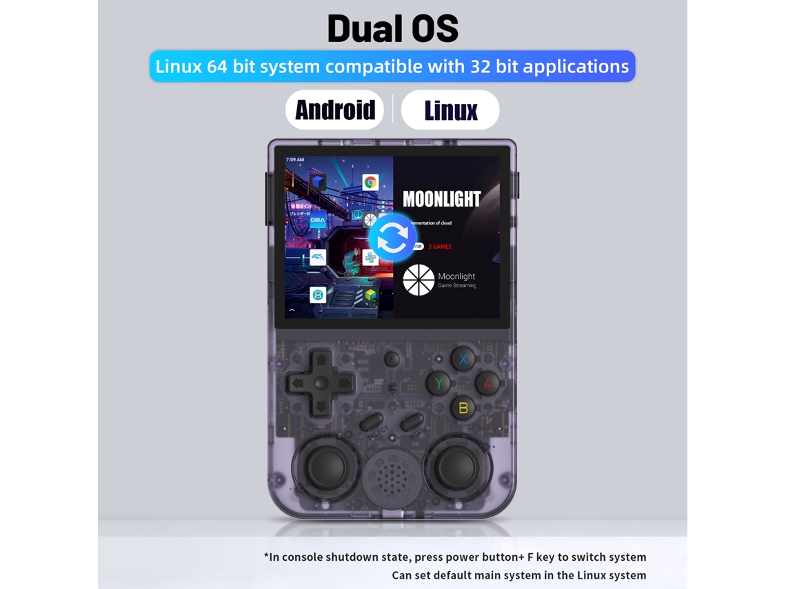 Consola de juegos portátil retro (compatible con Wi-Fi 5G y transmisión de batallas en línea)