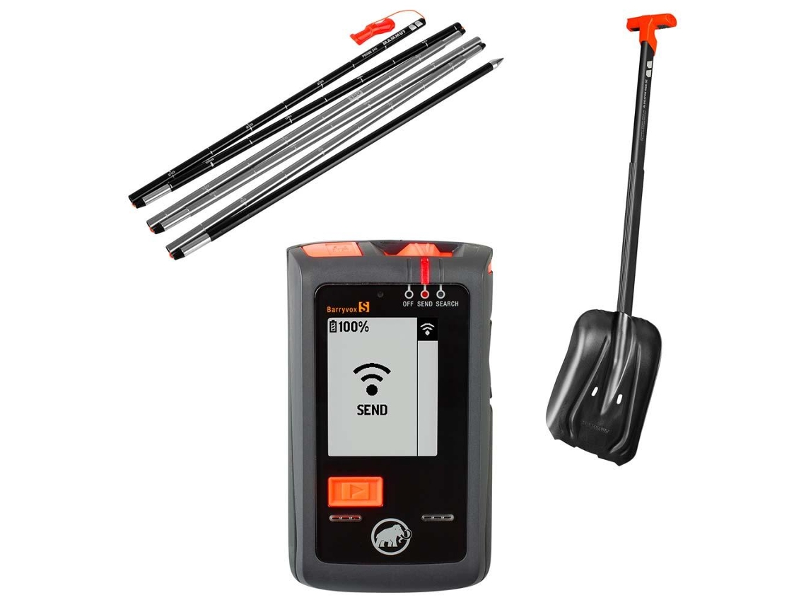 Pack Barryvox S Europe Preto Cinzentomammut