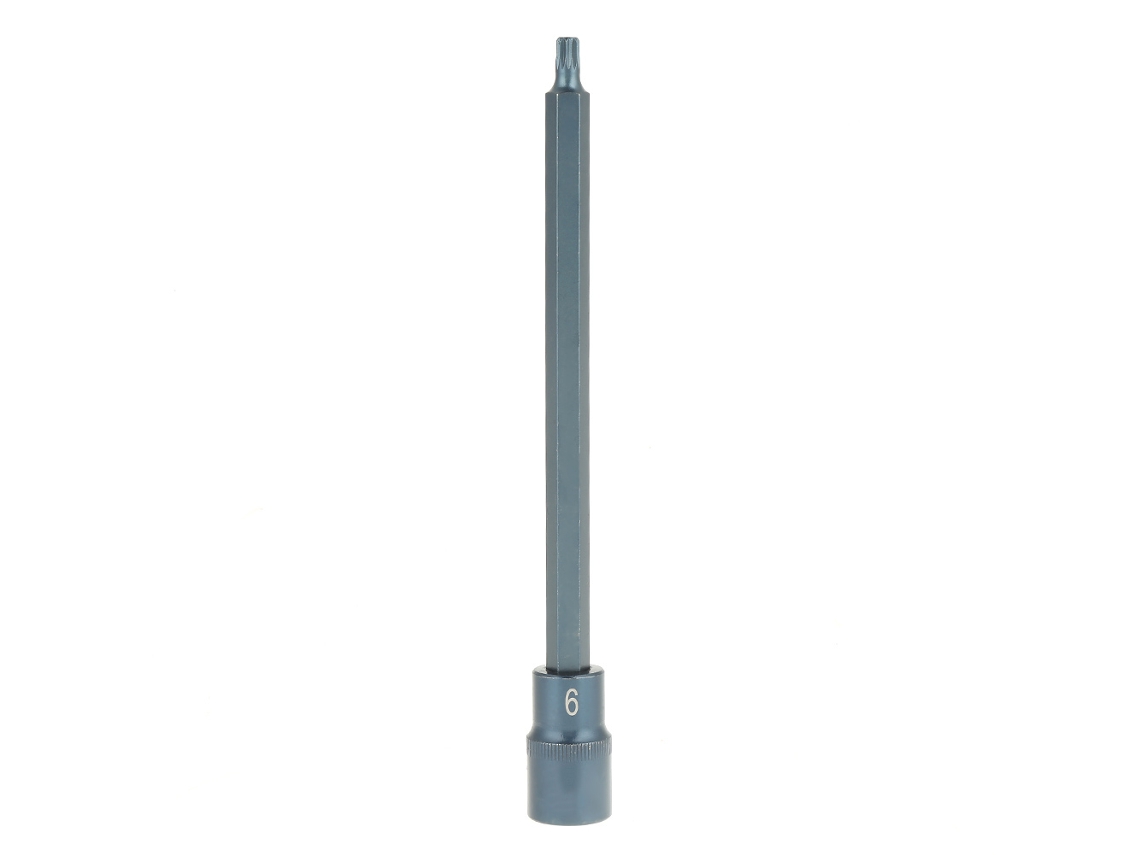 Adaptador de vaso para destornillador eléctrico de 1/2" 200 mm (m6) Herramienta de apriete de llave de vaso