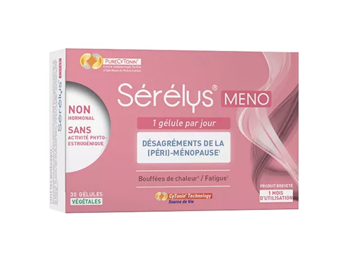 Meno Molestias de La Peri-Menopausia 30 Cápsulas SÉRÉLYS