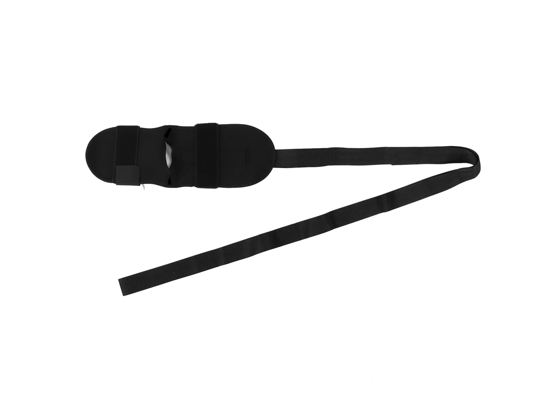 Banda de estiramiento de flexibilidad para piernas y isquiotibiales, ideal para entrenamiento de yoga y danza.
