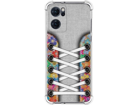 Carcasa para Oppo Find X5 Lite 5G TUMUNDOSMARTPHONE Dibujos Antigolpes Zapatillas 04 Multicolor