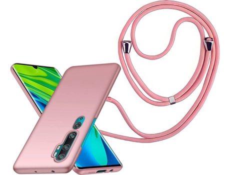Funda Xiaomi Mi Note 10 Turtleshell Rígida con Collar Rosa