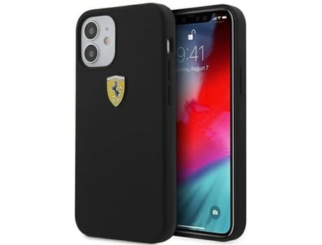 Carcasa iPhone 12 Mini FERRARI Transparente