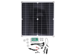 2026-kit Panel Solar Mono Flexible 25w 15v Con Controlador 100a Para Sistema Off Grid