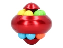 2026-juguete De Bolas Rotativas Para Adultos Y Adolescentes, Antiestrés Portátil, Puzzle Con Perlas, Ideal Para Hogar Y Oficina, Rojo