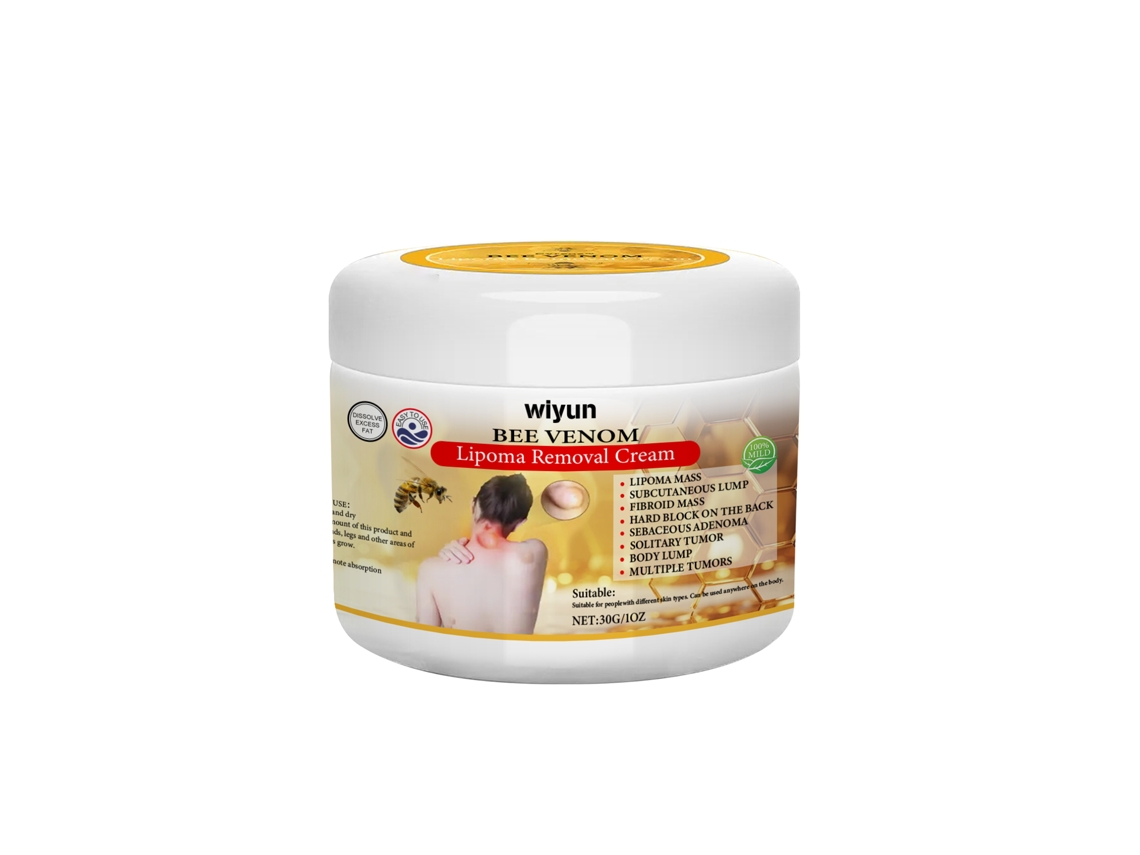 Crema limpiadora local para la piel con veneno de abeja.