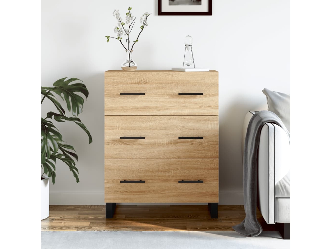 Lovely Home Aparador 69,5X34X90 Cm Derivados de Madera Roble Sonoma