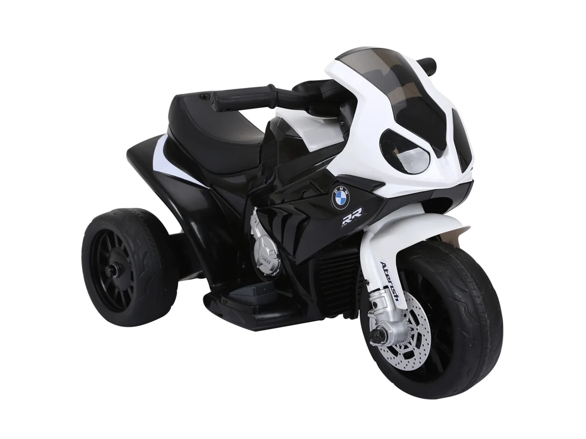 Motocicleta Eléctrica Infantil Bmw S1000rr, 2,5 Km/h, 18-36 M, 66x37x44 Mm, Negra.