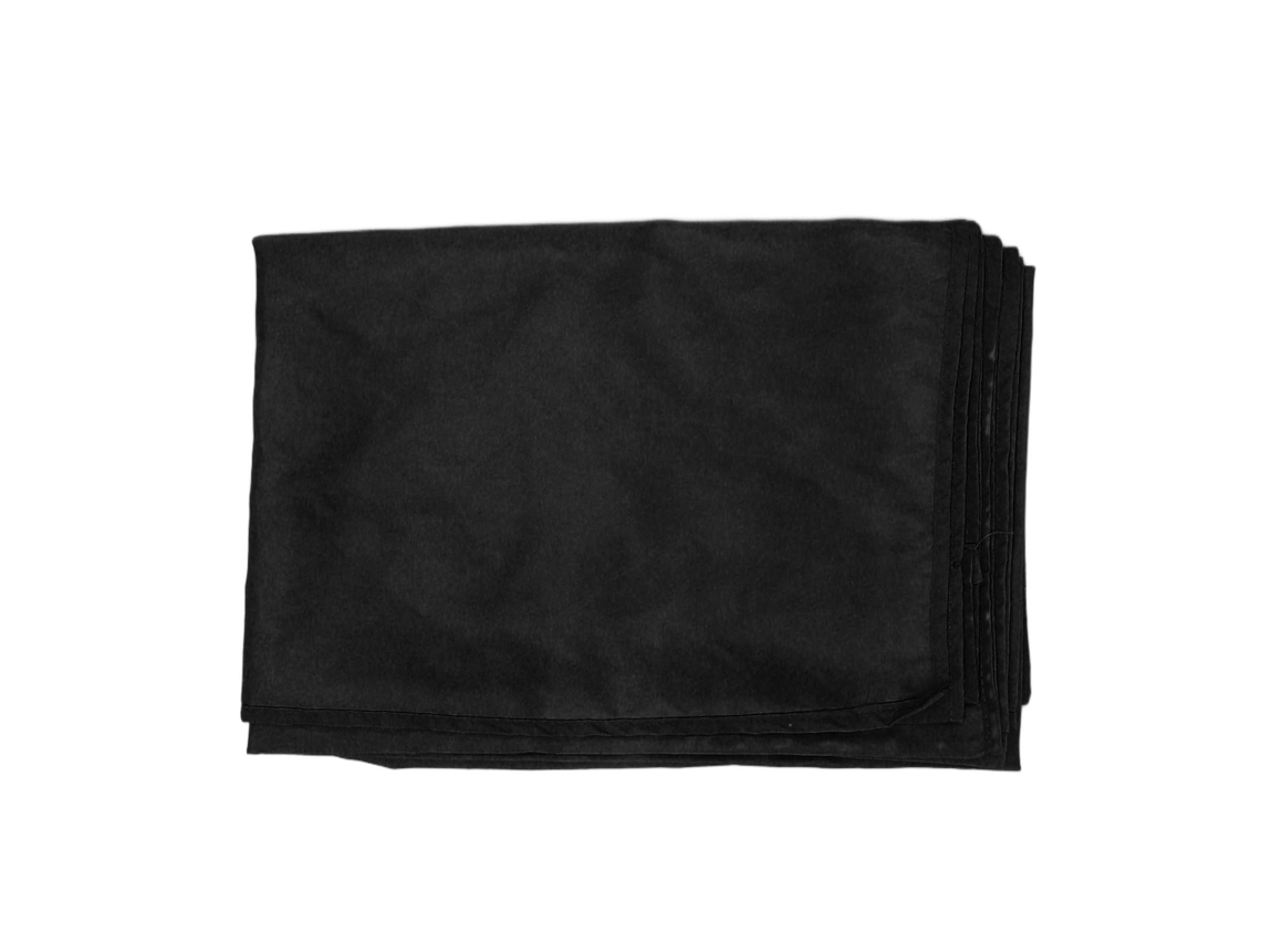 Fondo De Poliéster Antiarrugas De Alta Densidad Para Estudio Fotográfico/fiestas, Negro, 1,5 X 3 M