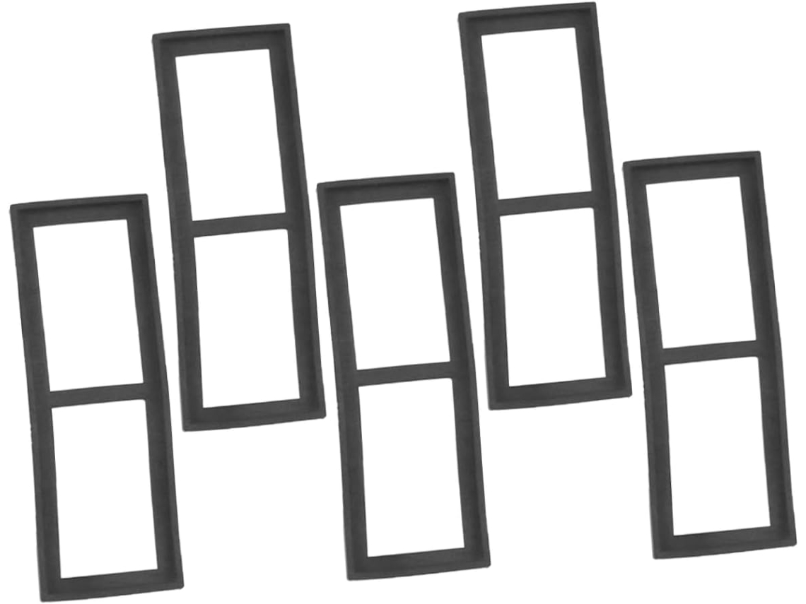 Juego de 5 soportes para piedras de afilar con base de goma antideslizante y soporte resistente. Vayotoy