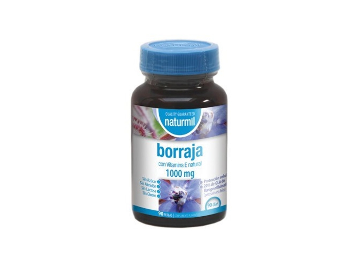 Té NATURMIL Borragem (90 pérolas (1000mg))