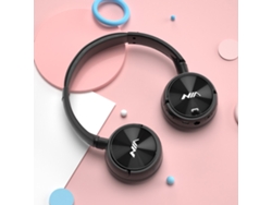 Fone De Ouvido Nia Q2 Bluetooth Sem Fio Plegável Com Microfone, Mp3, Rádio Fm, Aux 3.5mm E Controle Por App