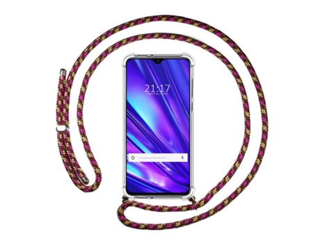 Carcasa Realme 5 Pro TUMUNDOSMARTPHONE Colgante Rosa