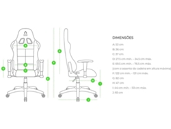 Silla Gaming ALPHA GAMER Vega (Hasta 150 kg - Elevador a Gas Clase 4 - Negro)