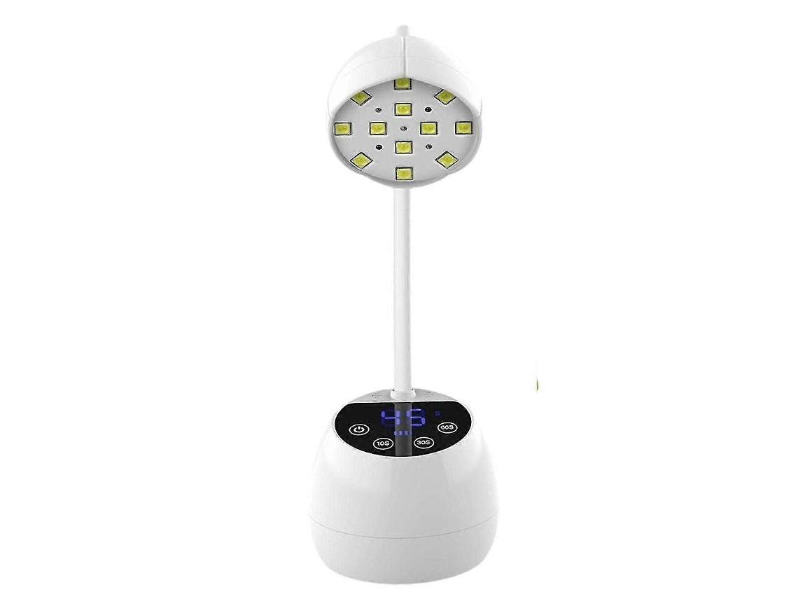 Lámpara de uñas LED UV inalámbrica de 36 W, secador de uñas de gel recargable con sensor inteligente GOKOCO