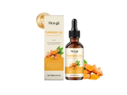 Aceite esencial de cúrcuma para hidratar la piel y el cabello.