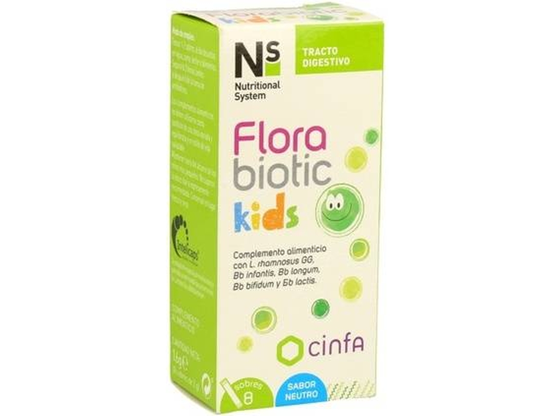 Té NUTRITIONAL SYSTEM Flora Biotic Kids (8 carteiras)