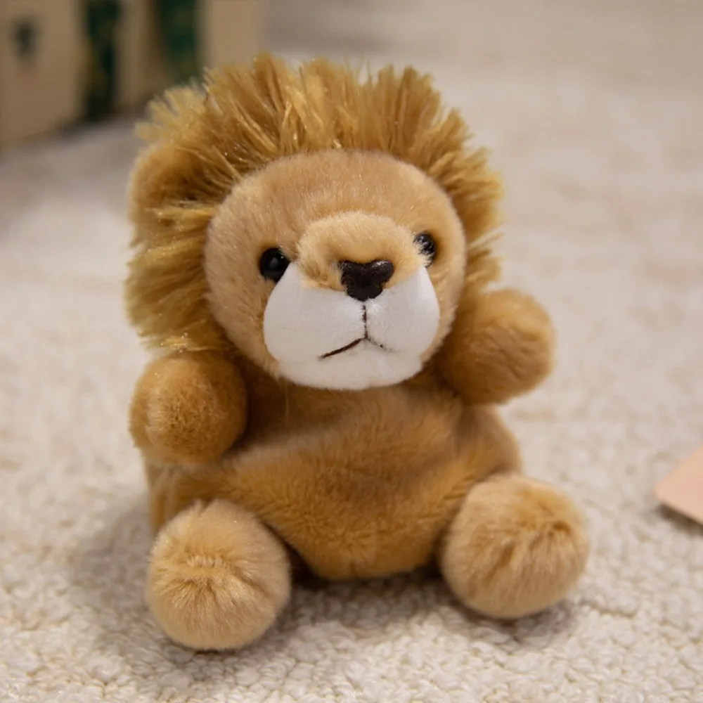 (león) Mini Llavero De Peluche De La Serie Cute Pet, 13 Cm