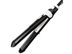 YEMAESRE Mini Curling Rodillo Alisador de Cabello de Doble Usonegro