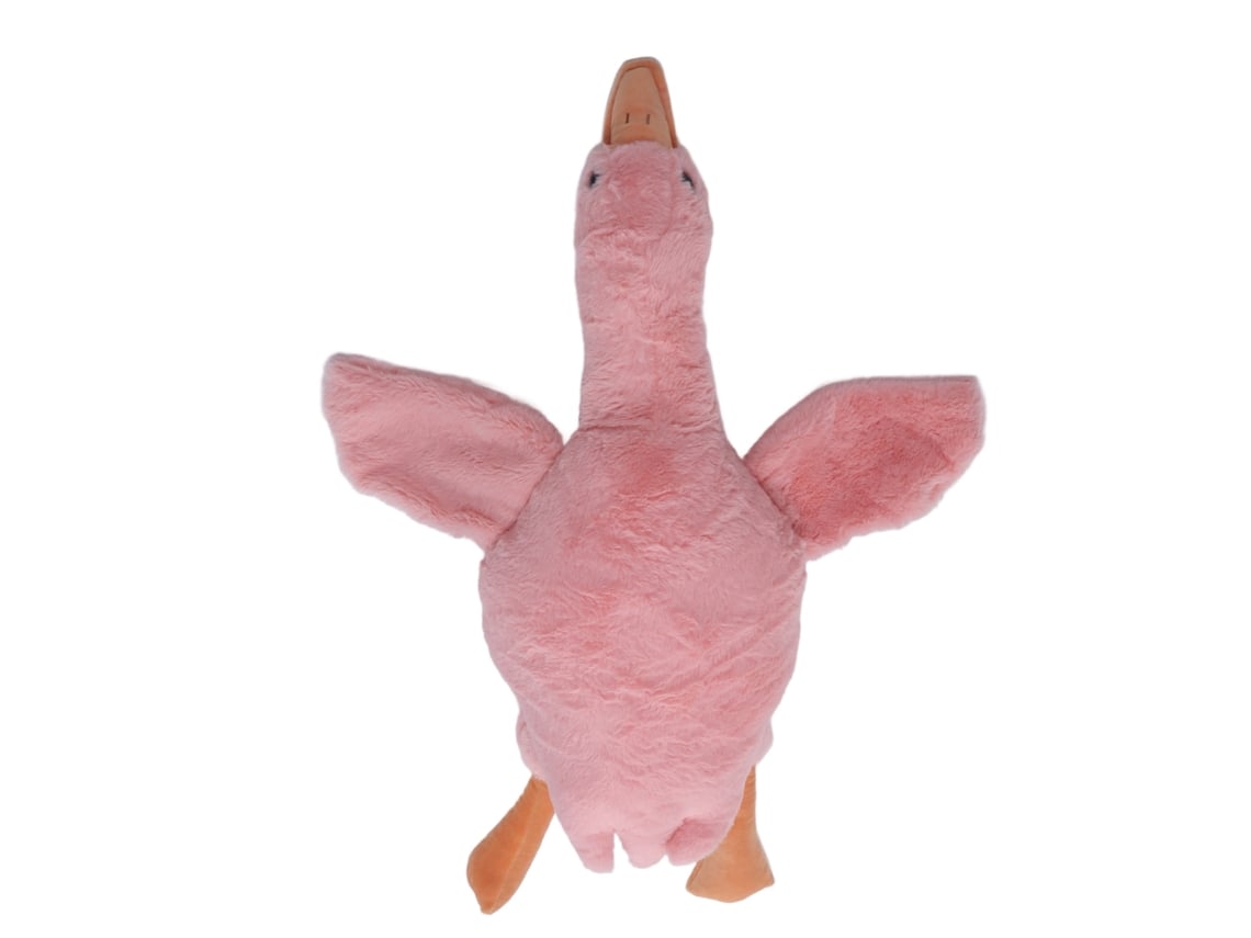 Bj-Toy Ganso Pelúcia Macio Fofo para Crianças Adultos Almofada De Decoração De Sofá Quarto Rosa