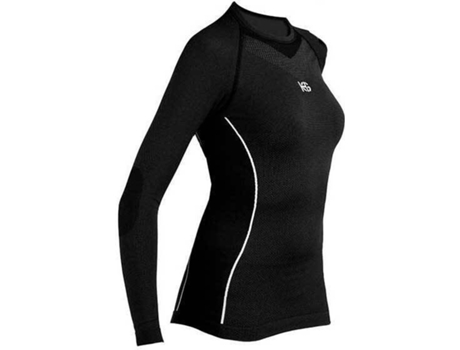 Camiseta Dupla de Mujer para Running SPORT HG Technical Soft Negro (L)