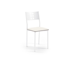 Cadeira de Cozinha Brancazamora 38x86x47cm Michigan Branco FANMUEBLES