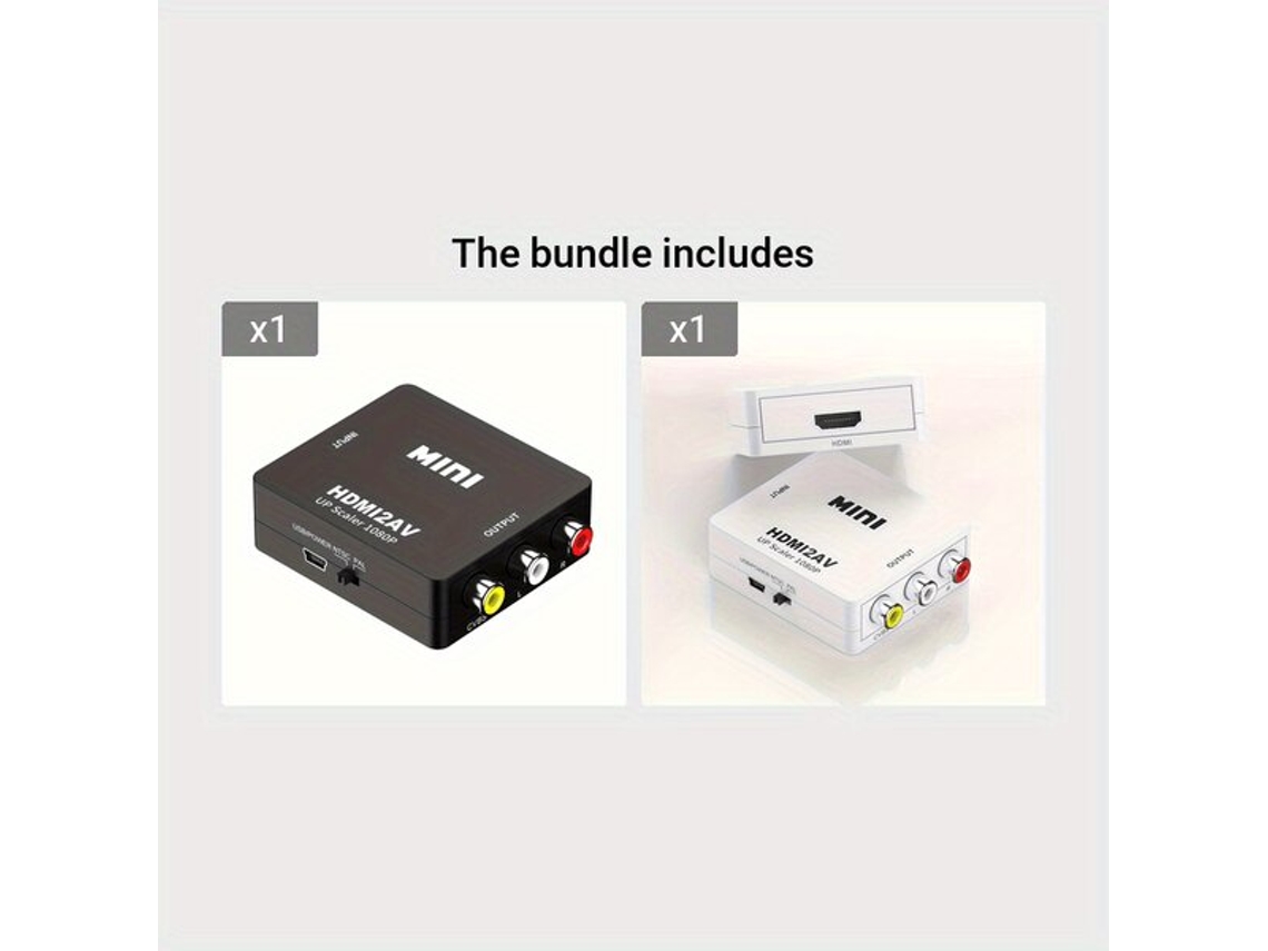 Adaptador convertidor de interfaz de audio para AV HD 1080p. Tadvyyvayotoy